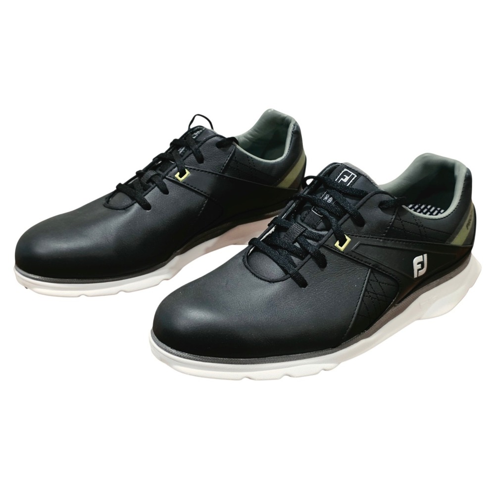 FootJoy Pro SL Golf Shoes Mens 8.5 M Black Lime Spikeless 53813 NEW IN BOX